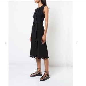 ALTUZARRA pom pom hem dress